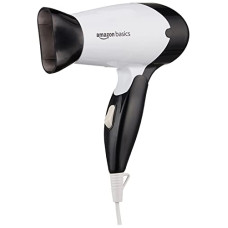 Deals, Discounts & Offers on Beauty Care - Amazon Basics Hair Dryer 1000 Watts with 2 Heat/Speed Settings - Compact & Foldable