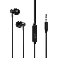 Deals, Discounts & Offers on Headphones - Flix (Beetel) Tone 110 Wired in Ear Earphones with Mic (Black)