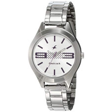 Deals, Discounts & Offers on Women - Fastrack Analog Silver Dial Women's Watch-NL6153SM01