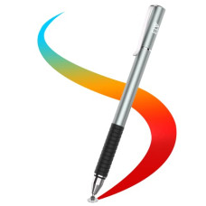 Deals, Discounts & Offers on Mobile Accessories - ELV Direct Aluminium Body Capacitive Stylus Pen 2in1 - Fine Point Tip & Hybrid Fiber Tip, Rubber Grip,