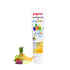 Deals, Discounts & Offers on  - Pigeon Fruit Punch Toothpaste, For babies and Children,Fluroide -free,SLS free,Color free,Paraben Free, PH friendly,45 g