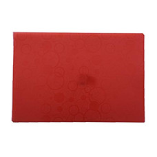 Deals, Discounts & Offers on  - Kuber Industries Circle Design PVC 6 Piece Table Place Mat Set - Red