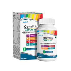 Deals, Discounts & Offers on  - Healthvit Cenvitan Adults 50+ Multivitamin & Multimineral with 25 Nutrients 60 Tablets