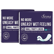 Deals, Discounts & Offers on Personal Care Appliances - Sirona Ultra Thin Panty Liners, Small - 60 Liners