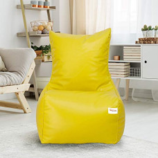 Deals, Discounts & Offers on Furniture - Sattva Chair Style Bean Bag XXXL Bean Bag Filled (with Beans)- Yellow