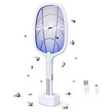 Deals, Discounts & Offers on Outdoor Living  - SMIRLY Mosquito Bats Killer Racket Five Nights Pennywise with Dog Mosquito Killer Racket Rechargeable Handheld Electric Fly Swatter Mosquito Killer Racket Cheese Board and Knife Set (Mosquito Killer)