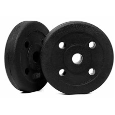 Deals, Discounts & Offers on  - FitBox Sports Finger Gripped Plates (5kg - 20kg) For Home Gym Set Barbells & Dumbbells