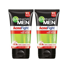 Deals, Discounts & Offers on Beauty Care - Garnier Men Acno Fight Facewash - For Pimple And Acne Prone Skin, 150gm (Pack of 2)