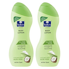 Deals, Discounts & Offers on Beauty Care - Parachute Advansed All Day Aloe Body Lotion with Coconut Milk & Aloe Vera, 100% Natural Moisturisers, 250ml (Pack of 2)