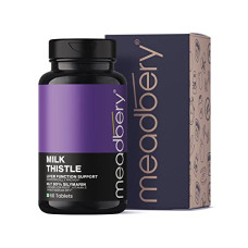 Deals, Discounts & Offers on  - Meadbery Milk Thistle Supplement For Liver Support And Liver Detox For Men And Women 60 Vegetarian Tablets Silymarin Milk Thistle Dandelion Helps Detox And Cleanse Liver