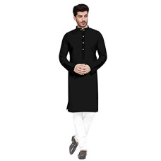 Deals, Discounts & Offers on Men - trustous Mens straigth Kurta Pyjama Set Combo in 100% Cotton with 16 Colour Option and Size are XS to 3XL For (Birthday,Wedding, Ceremony, Casual, Engagement)
