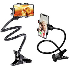 Deals, Discounts & Offers on Mobile Accessories - Sounce Mobile Stand Holder Metal Built - Cell Phone Stand Perfect For Video Table Online Class Home Bed Flexible Charging Hand Bike Movie Office Gift Desktop Heavy Duty Lazy Mount Multi Angle Clamp