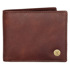 Deals, Discounts & Offers on Bags, Wallets & Belts - WildHorn Brown Leather Men's Leather Wallet(WH2052 Crackle)