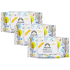 Deals, Discounts & Offers on Baby Care - Amazon Brand - Mama Bear Wet Wipes (Pack of 3, 72 Sheets per Pack)