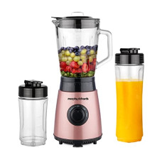 Deals and Offers on - Morphy Richards BlendExpert 400 W Powerful Copper Motor, 25000 RPM, 2 Smoothie Jars with Flip Lid Top, Stainless Steel Body, Rose Gold Deals, Discounts & Offers on - Morphy Richards BlendExpert 400 W Powerful Copper Motor, 25000 RPM, 2 Smoothie Jars with Flip Lid Top, Stainless Steel Body, Rose Gold