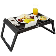 Deals, Discounts & Offers on  - Amazon brand solimo Reinforced polypropelene Plastic Multipurpose Foldable Tray - Black