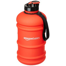 Deals and Offers on - AmazonBasics Sports Water Bottle with Handle, Red Deals, Discounts & Offers on - AmazonBasics Sports Water Bottle with Handle, Red