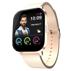 Deals, Discounts & Offers on Mobile Accessories - Fire-Boltt Ninja 2 Max 1.5 inches(3.9cm) Full Touch Display Smartwatch with SpO2, Heart Rate Tracking 20 Sports Mode Sleep Monitor, Gesture, Camera Music Control, IP68 Dust Sweat Resistance (Rose Gold, L)