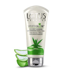Deals, Discounts & Offers on Beauty Care - Lotus Herbals WhiteGlow 3-In-1 Deep Cleansing Skin Whitening Facial Foam, face wash,