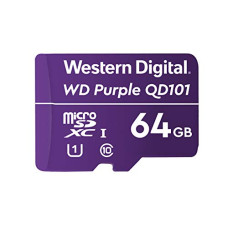 Deals, Discounts & Offers on Accessories - Western Digital WD Purple 64GB Surveillance and Security Camera Memory Card For CCTV & WiFi Cameras (WDD064G1P0C)