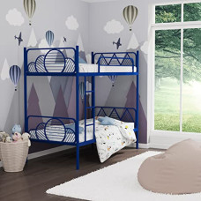 Deals, Discounts & Offers on Furniture - Metallika Nature Bunk Bed Frame | Sturdy Wrought Iron Body | Easy to Assemble | 3 Year Warranty | Suitable