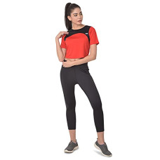 Deals, Discounts & Offers on Women - Clovia Women's Comfort Fit Active Cropped T-Shirt