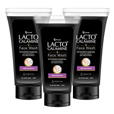 Deals, Discounts & Offers on Beauty Care - Lacto Calamine Charcoal Activates Face Wash Aloe Vera & Tea Tree Extract