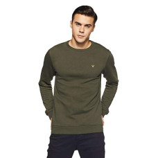 Deals, Discounts & Offers on Men - [Size M] Allen Solly Men's Cotton Crew Neck Sweatshirt