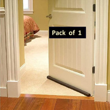 Deals, Discounts & Offers on Home Improvement - Sound and Dust Proof Twin Under Door Draft Fabric Guard | Gap Sealer - Stops 39 Inch (Pack of 1)