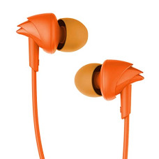 Deals, Discounts & Offers on Headphones - boAt Bassheads 100 Wired in Ear Earphones with Mic (Mint Orange)
