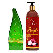 Deals, Discounts & Offers on Beauty Care - Newish Hair Care Combo (Aloe Gel & Shampoo)