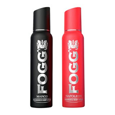 Deals, Discounts & Offers on Beauty Care - Fogg Marco & Napoleon Perfume Body Sprays For Men, Long Lasting, No Gas, Everyday Deodorant and Spray, 300ml (Pack of 2)