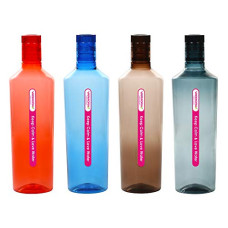 Deals, Discounts & Offers on  - Varmora Aqua Blossom 1 litre water bottles (Set of 4) Assorted