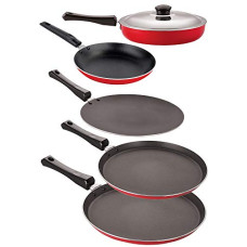 Deals, Discounts & Offers on Cookware - Nirlon 3 Layer Non-Stick Coating Rust Free Cooking Essential Combo Set Offer with Bakelite Handle