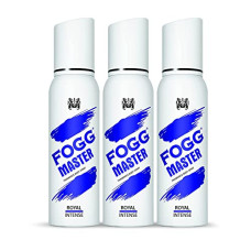 Deals, Discounts & Offers on Beauty Care - Fogg Master Royal Intense, No Gas Perfume Body Spray For Men, Long Lasting Everyday Deodorant, 120ml Each (Pack of 3)