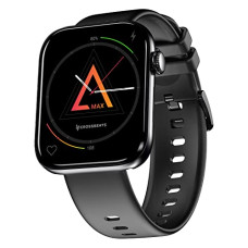Deals, Discounts & Offers on Mobile Accessories - Newly launched Crossbeats Spectra max Super Retina AMOLED Always on Display Smartwatch, 1.81 Inch Smart Watch, AI ENC BT Calling, Crown Controls, 250+ Watch Faces, 150+ Sports Modes-Black