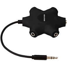 Deals, Discounts & Offers on Electronics - Sounce 5-Way Multi Headphone Audio Splitter Aux Adapter Connector Multi Headphone Splitter