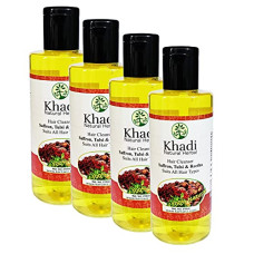 Deals, Discounts & Offers on Beauty Care - Natural Herbal Saffron, Tulsi & Reetha Shampoo, Yellow, 1890 ml, 9 Count