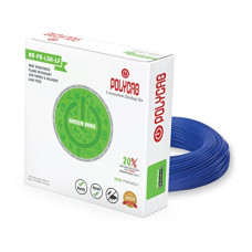 Deals, Discounts & Offers on Home Improvement - Polycab Eco-Friendly Greenwire PVC Insulated Copper Cable For Domestic & Industrial Connections Electric Wire (BLUE, 90m, 1.5sqmm)