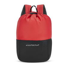 Deals, Discounts & Offers on Laptop Accessories - Aristocrat Draw-Pack 15L Unisex Red Laptop Bags