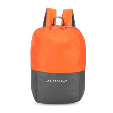 Deals, Discounts & Offers on Laptop Accessories - Aristocrat Draw-Pack 26L Unisex Orange Laptop Bags