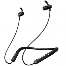 Deals, Discounts & Offers on Headphones - Ambrane Bassband Pro Bluetooth Wireless in Ear Earphones with Mic (Black)
