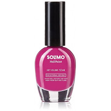 Deals, Discounts & Offers on Beauty Care - Amazon Brand - Solimo Magenta Pink Nail Polish, Toxin-Free, Quick Drying, Glossy Finish, 12 ml