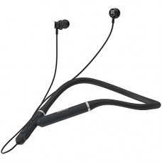 Deals, Discounts & Offers on Headphones - GOVO GOKIXX 630 Bluetooth Wireless Neckband in Ear Earphones, 10H Playback, Enhanced Bass, Metal Control Board,IPX5, Magnetic Earbuds, Lightweight Design (Platinum Black)