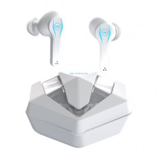 Deals, Discounts & Offers on  - Wings Phantom Pro Earphones Gaming Earbuds with LED Lights, 50msLow Latency, Bluetooth 5.3, 40 Hours Playtime, MEMs Mic, IPX4 Resist, 12mm Driver, 500mah case, Headphones (White TWS)