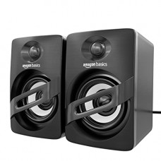 Deals, Discounts & Offers on  - Amazon Basics Portable Multimedia Speaker| Suitable For Laptop & Desktop (Black) | USB 2.0 | Deep Bass