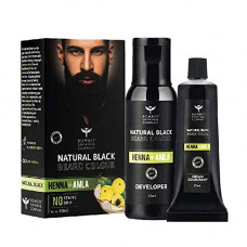 Deals, Discounts & Offers on Beauty Care - Bombay Shaving Company Beard Colour For Men (Natural Black) with Henna & Amla | Ammonia & Sulphate Free | Made in India - 60ml