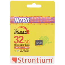 Deals, Discounts & Offers on Accessories - Strontium Nitro 32GB Micro SDHC Memory Card 85MB/s UHS-I U1 Class 10 High Speed