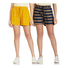 Deals, Discounts & Offers on Women - [Size M] Indigo Women Casual Shorts