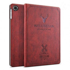 Deals, Discounts & Offers on  - ProElite Deer Flip case Cover For Lenovo Tab M10 HD 2nd Gen TB-X306X / Smart Tab M10 HD 2nd Gen TB-X306F, Wine Red